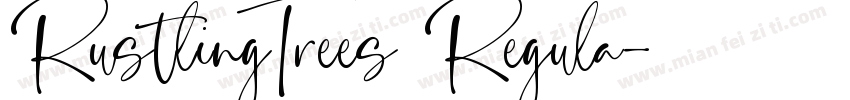 RustlingTrees Regula字体转换